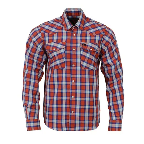 Milwaukee Leather MNG11638 Men's Red and Blue with White Long Sleeve