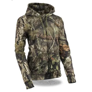 Milwaukee Leather MPL2777 Women's Mossy Oak Camouflage Hoodie with Zipper Front