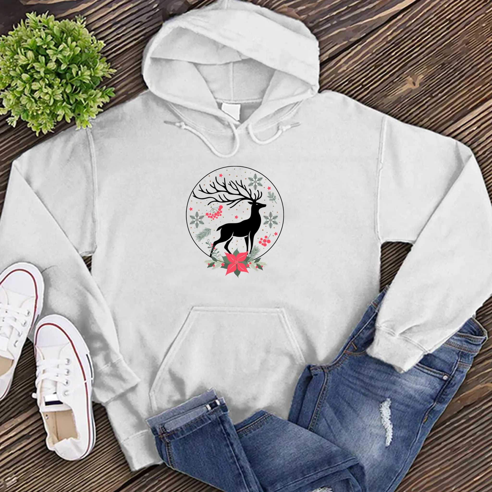 Mystic X-mas Reindeer Hoodie