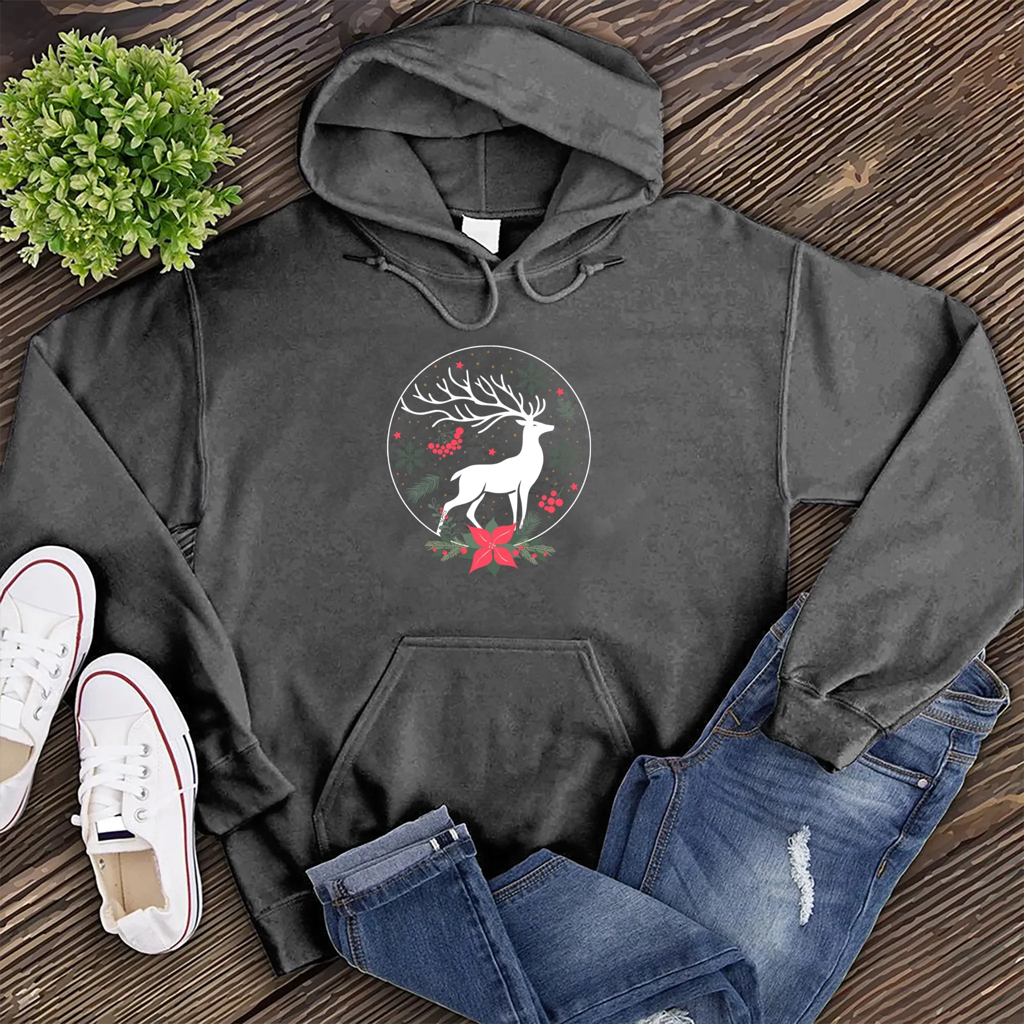 Mystic X-mas Reindeer Hoodie