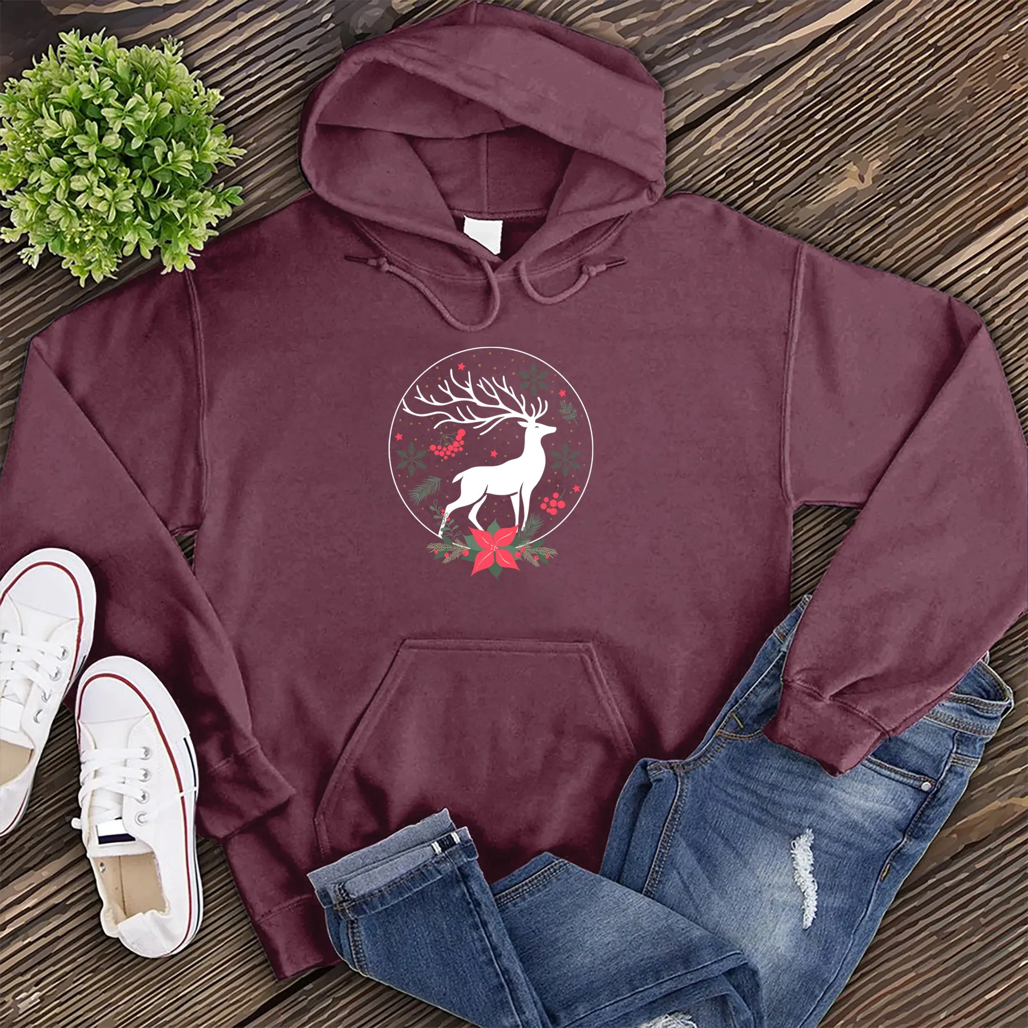 Mystic X-mas Reindeer Hoodie