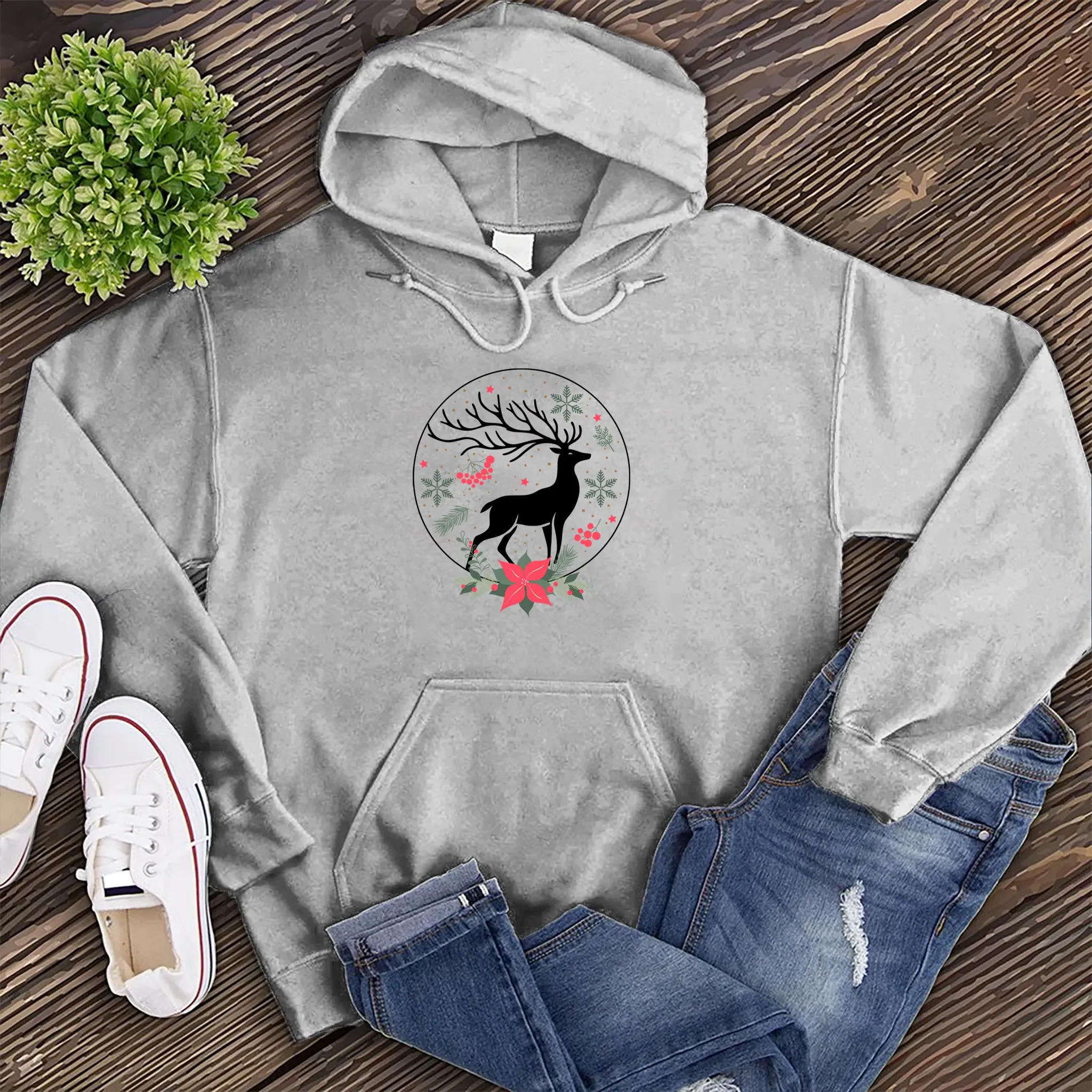 Mystic X-mas Reindeer Hoodie