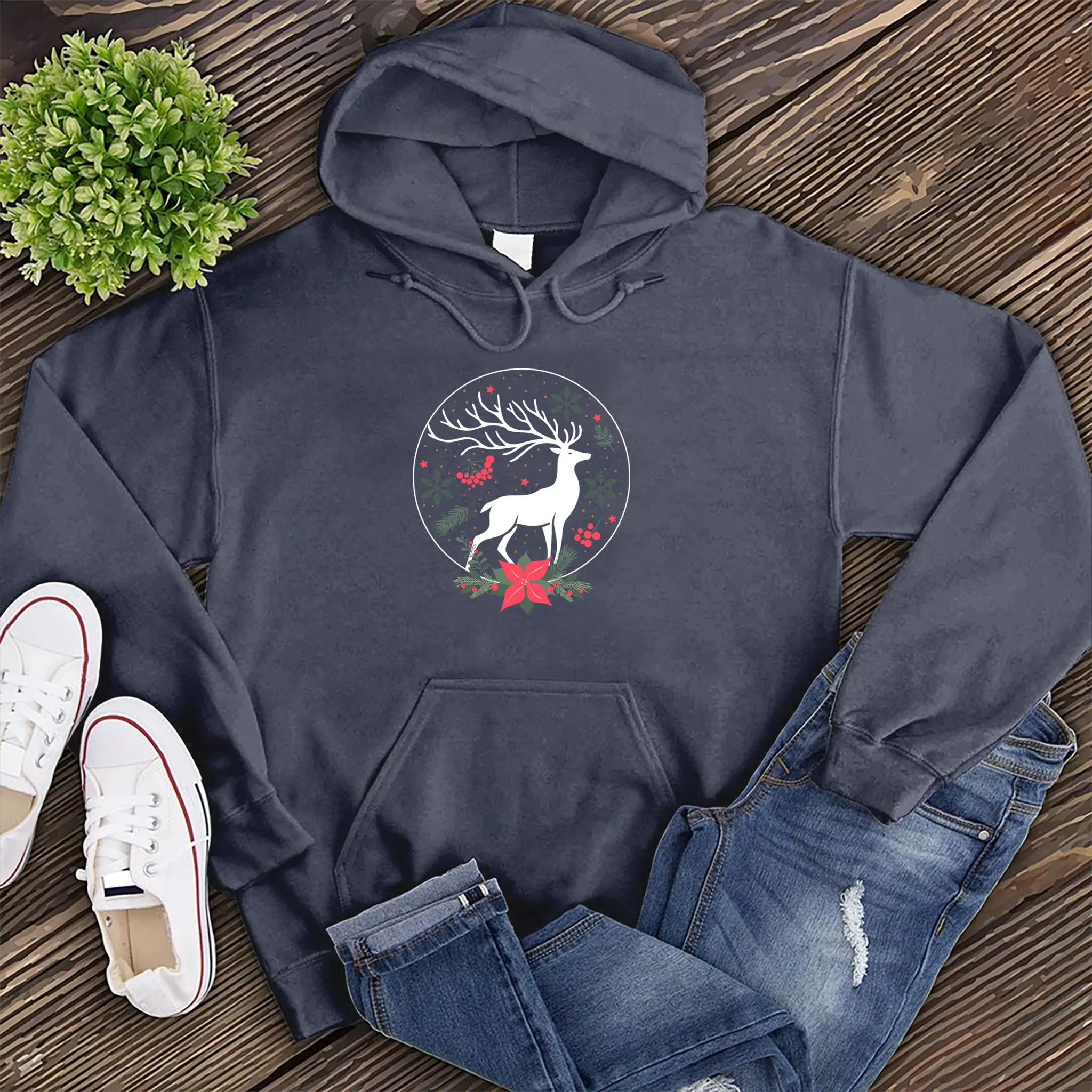 Mystic X-mas Reindeer Hoodie