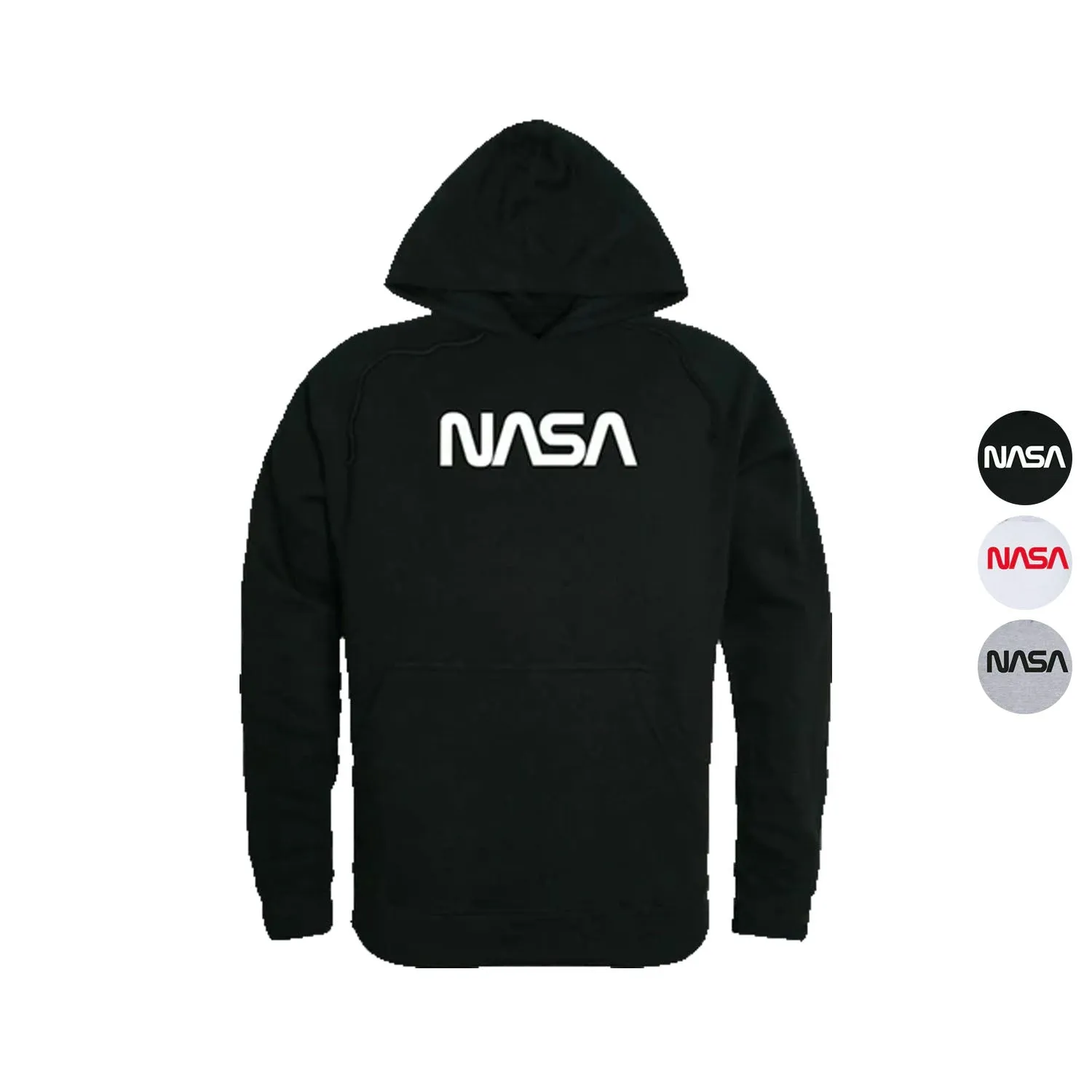 NASA Official Text Logo Hoodie Sweatshirts Unisex