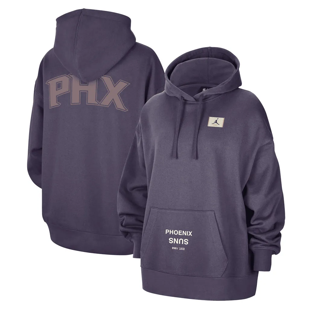 NBA Phoenix Suns Jordan 2024/25 Women's Courtside Oversized Hoodie