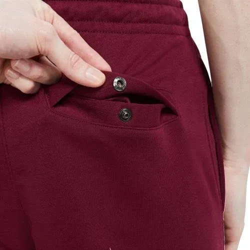 Nike Men's French Terry Pants - Burgundy Red