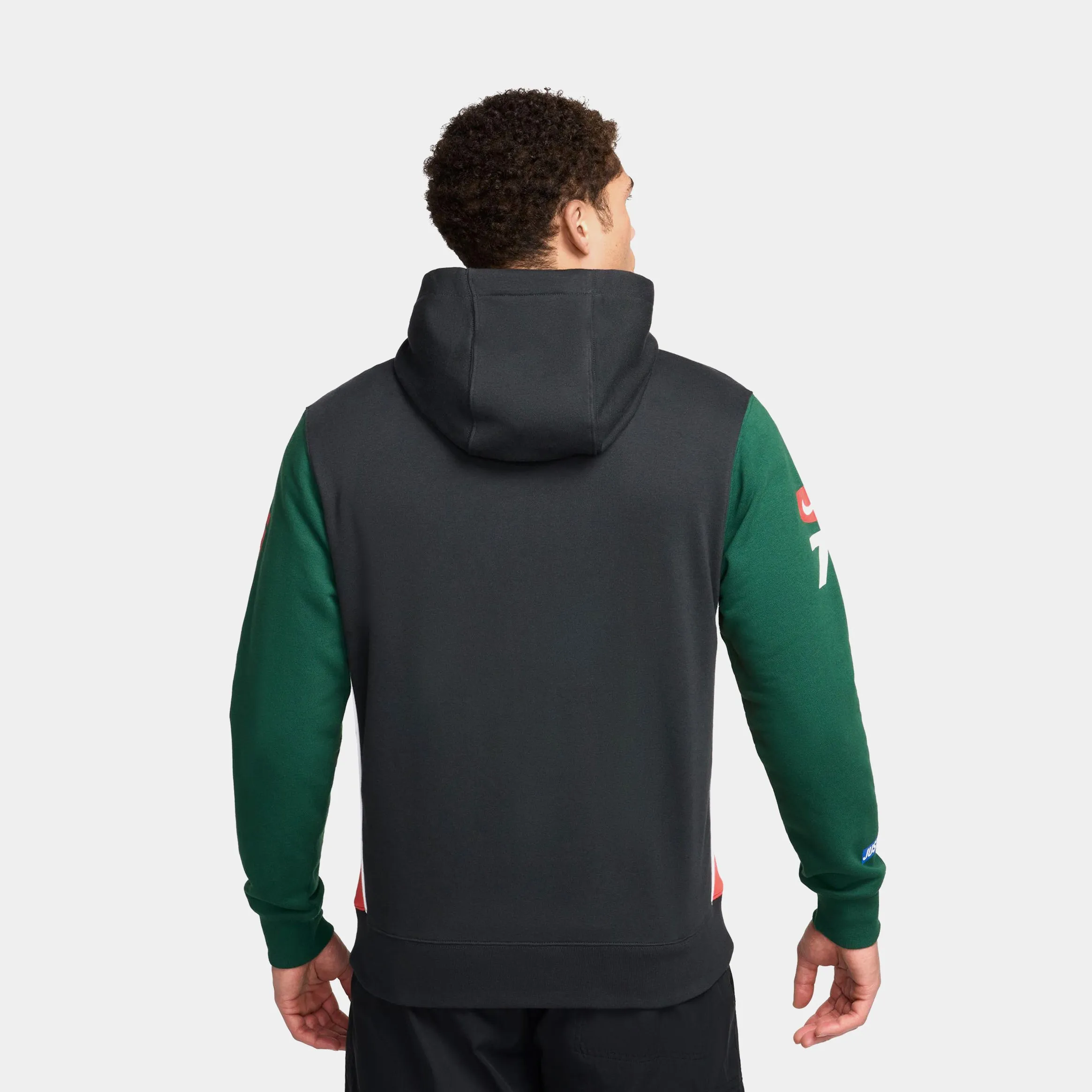 NSW Club Fleece Full Zip Mens Hoodie (Black/Green)