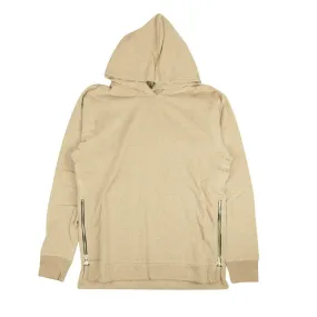 NWT JOHN ELLIOTT Flax Beige Pilled Pullover Hoodie Sweatshirt Size 2 $398