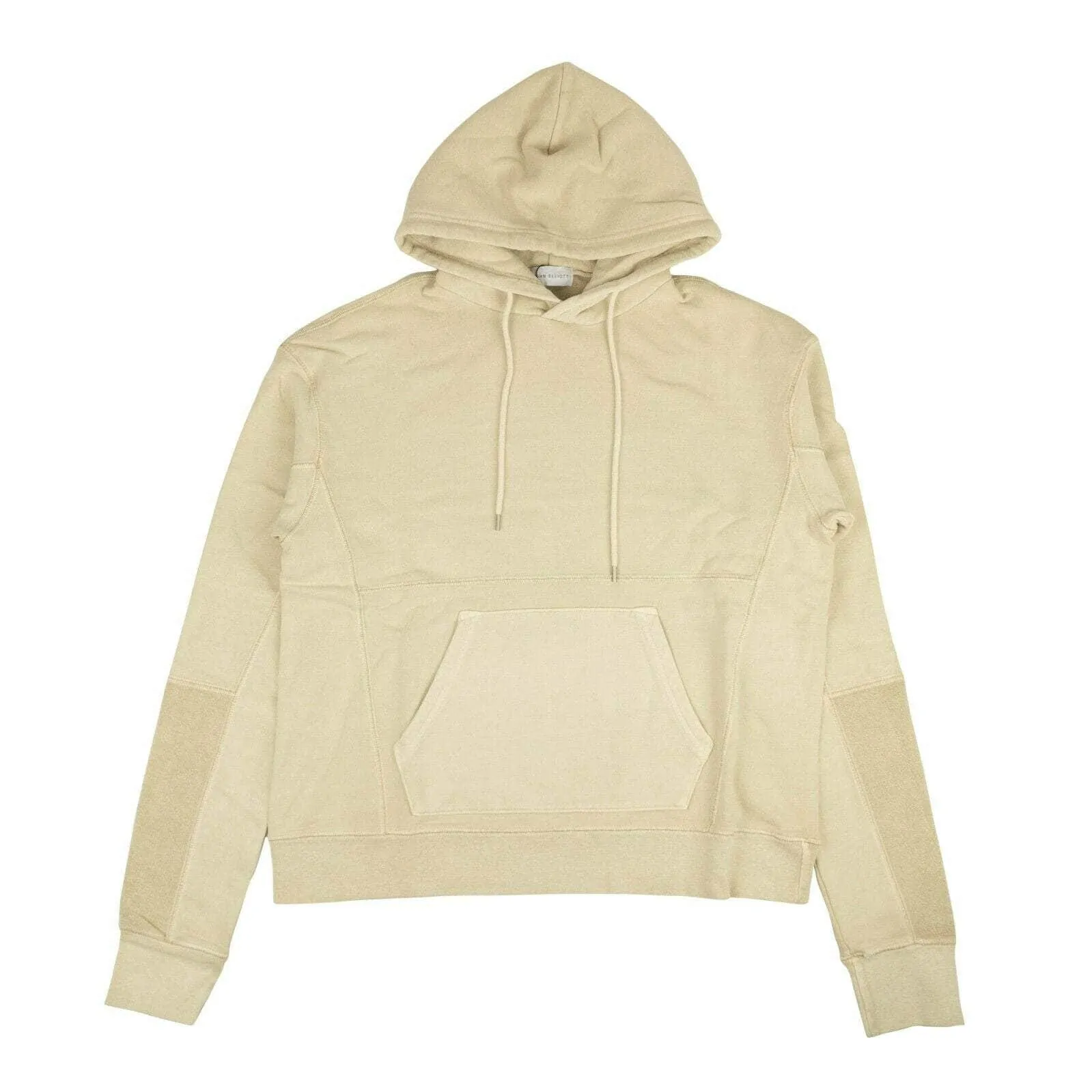 NWT JOHN ELLIOTT Washed Dune Beige Pullover Hoodie Sweatshirt Size 1 $248