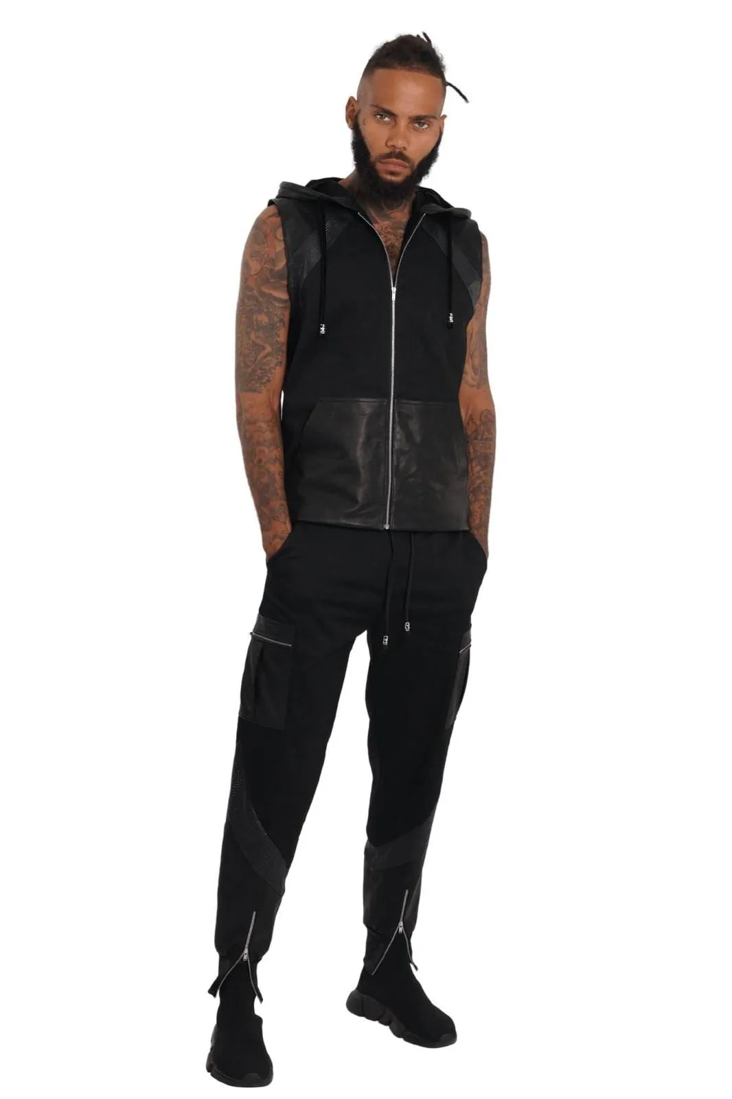 Obsidian Mens Hooded Vest