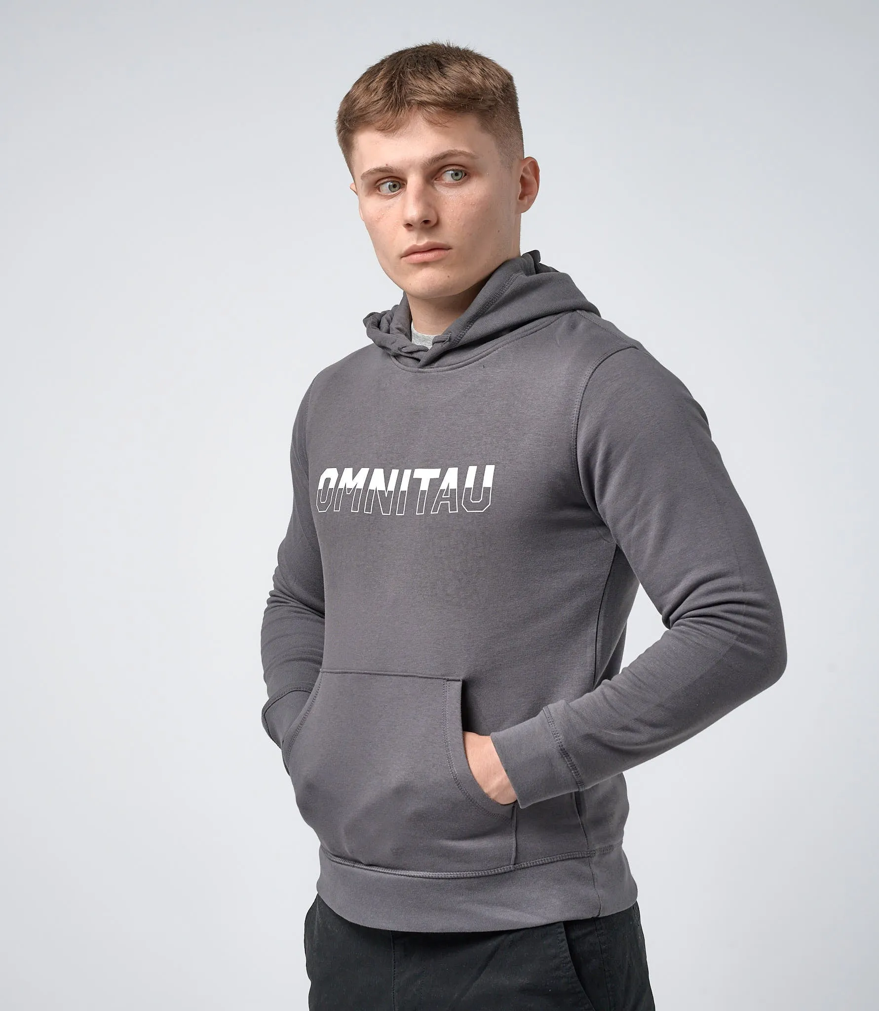 Omnitau Men's Drive Organic Cotton Balance Hoodie - Anthracite Grey