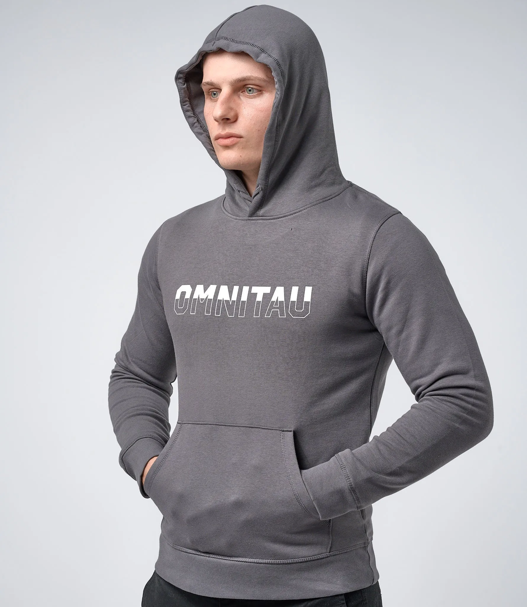 Omnitau Men's Drive Organic Cotton Balance Hoodie - Anthracite Grey