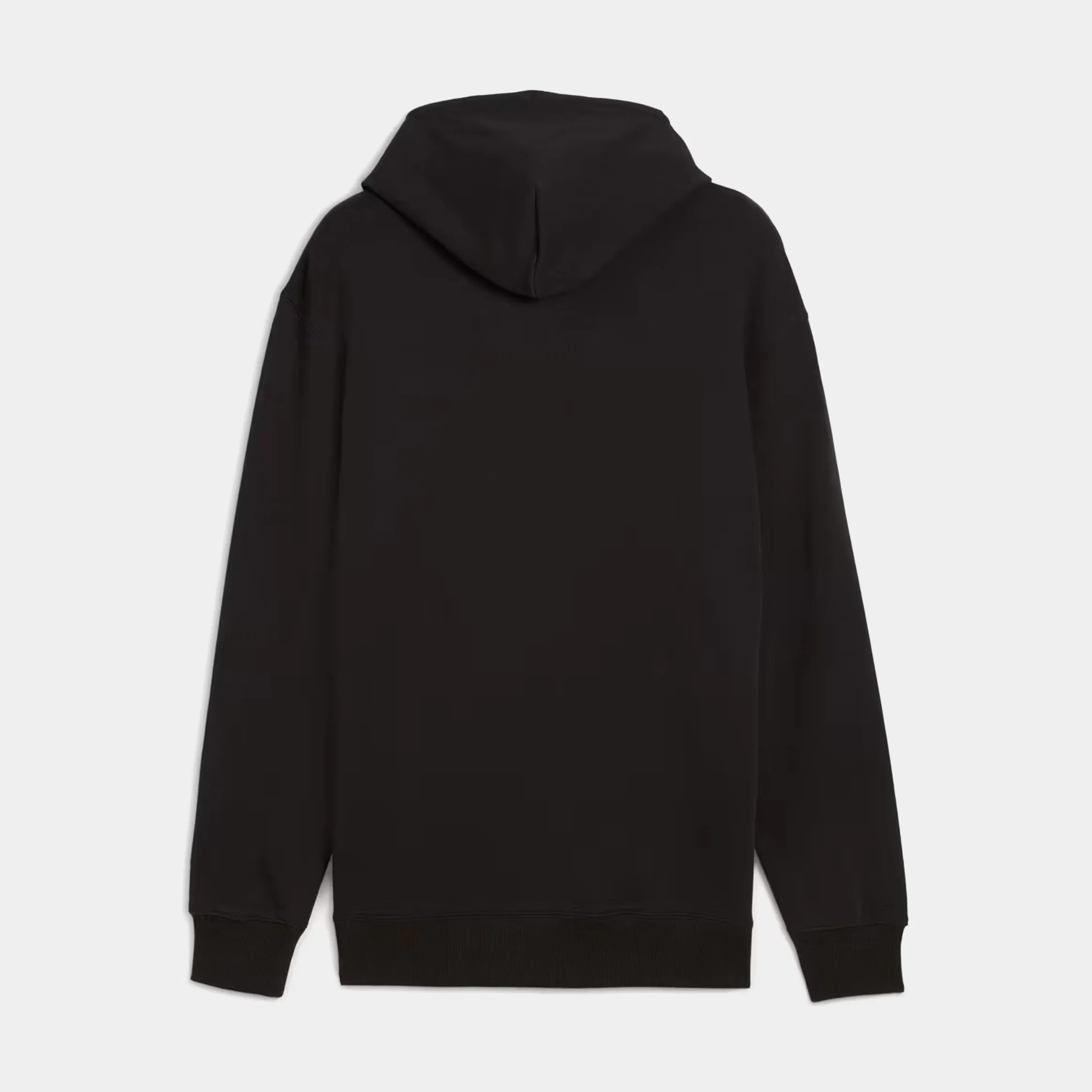 One Piece Pullover Mens Hoodie (Black/Beige)