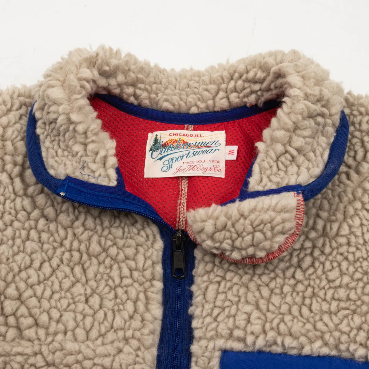 Outdoor Wool Pile Jacket - Ecru