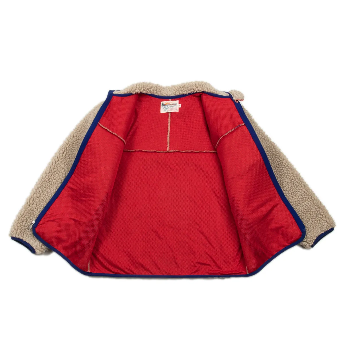 Outdoor Wool Pile Jacket - Ecru