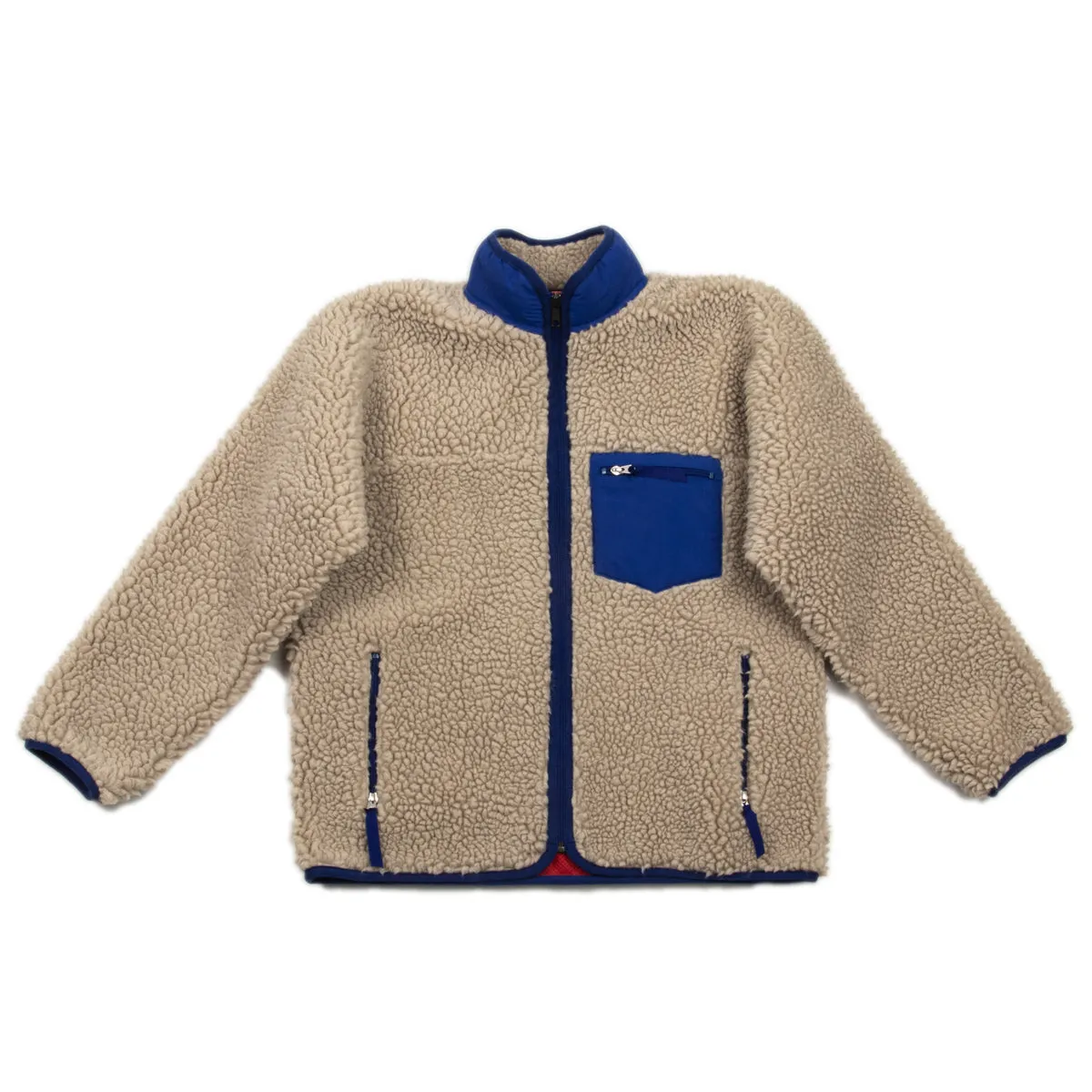 Outdoor Wool Pile Jacket - Ecru