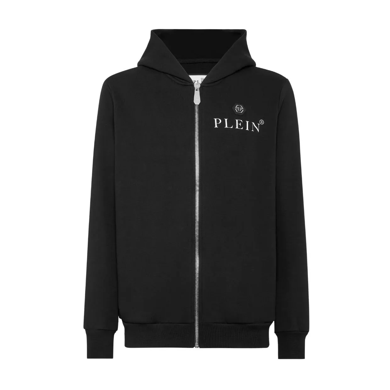 Philipp Plein Black Hexagon Hoodie