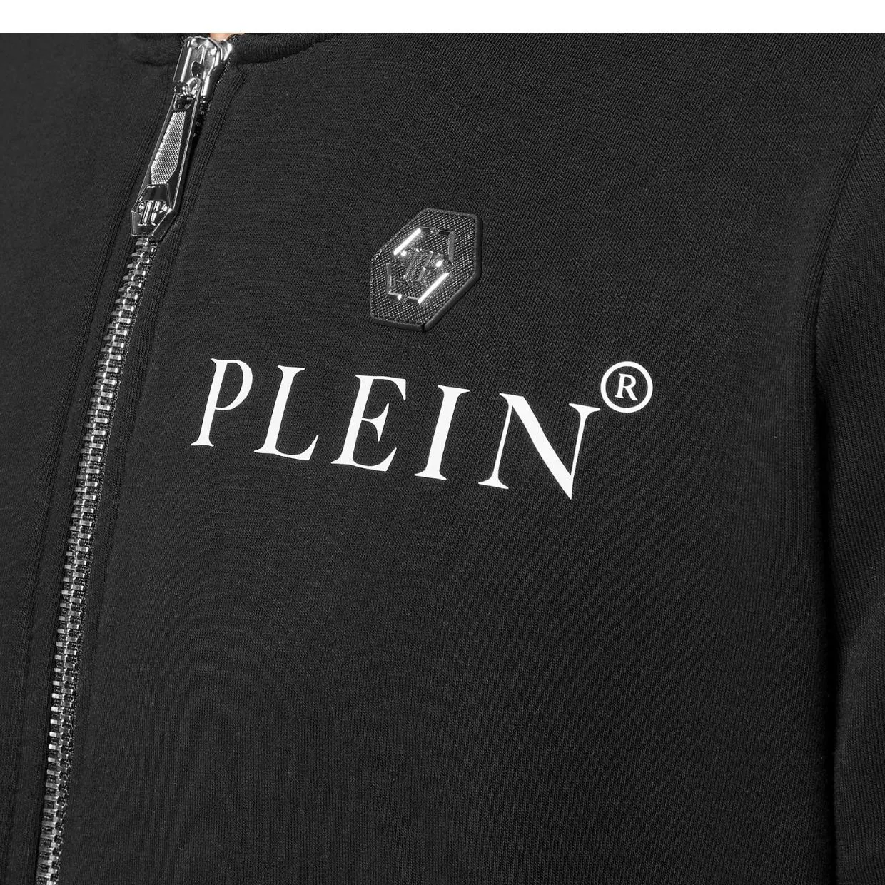 Philipp Plein Black Hexagon Hoodie