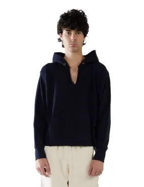 Piqué Raw Cropped Hoodie