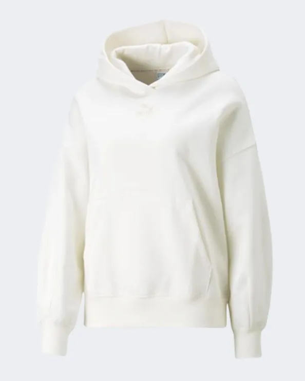 Puma Classics Oversized Women Lifestyle Hoody Beige 67174999