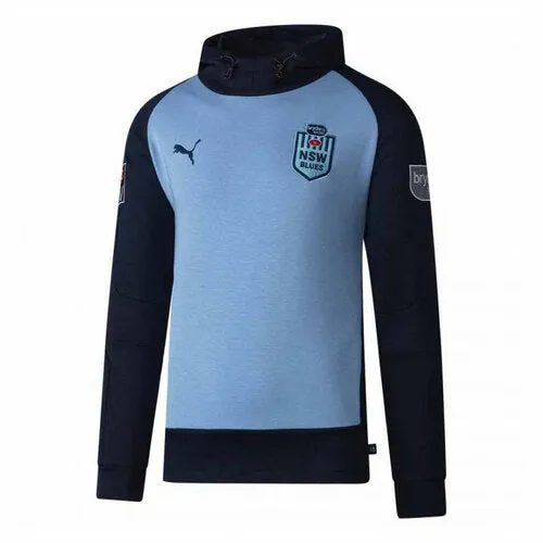 Puma NSW Blues Kids 2022 Team Hoodie - Blue