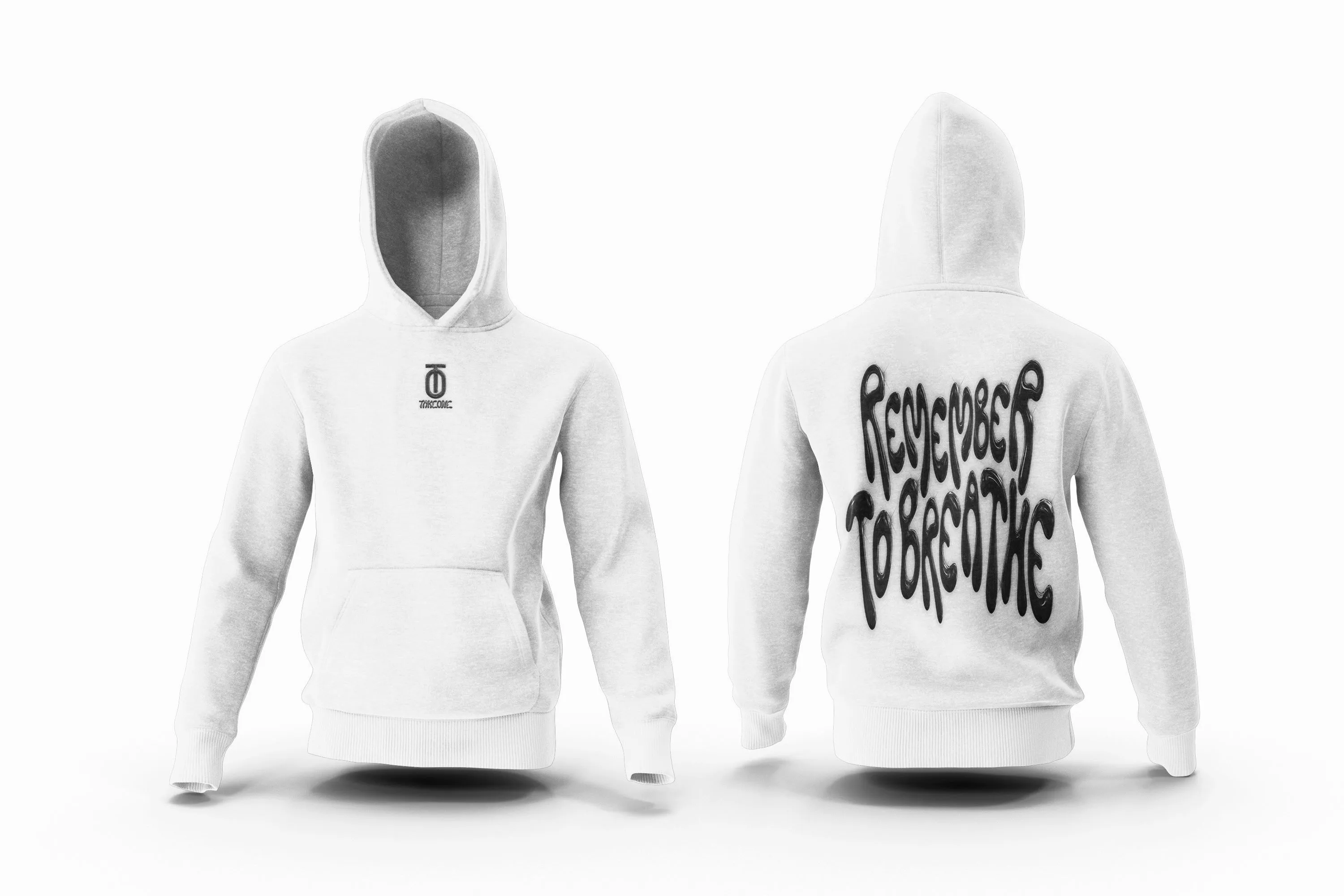 "Remember to Breathe" Kids Hoodie