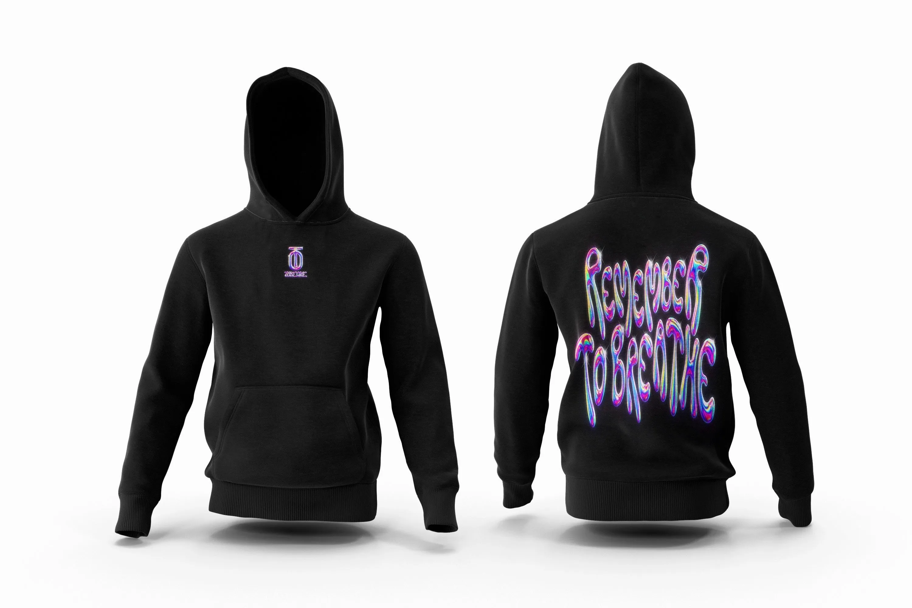 "Remember to Breathe" Kids Hoodie