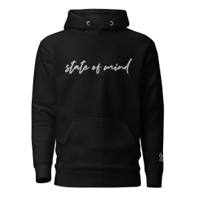 "State of Mind" Embroidered Unisex Hoodie (Color options available)