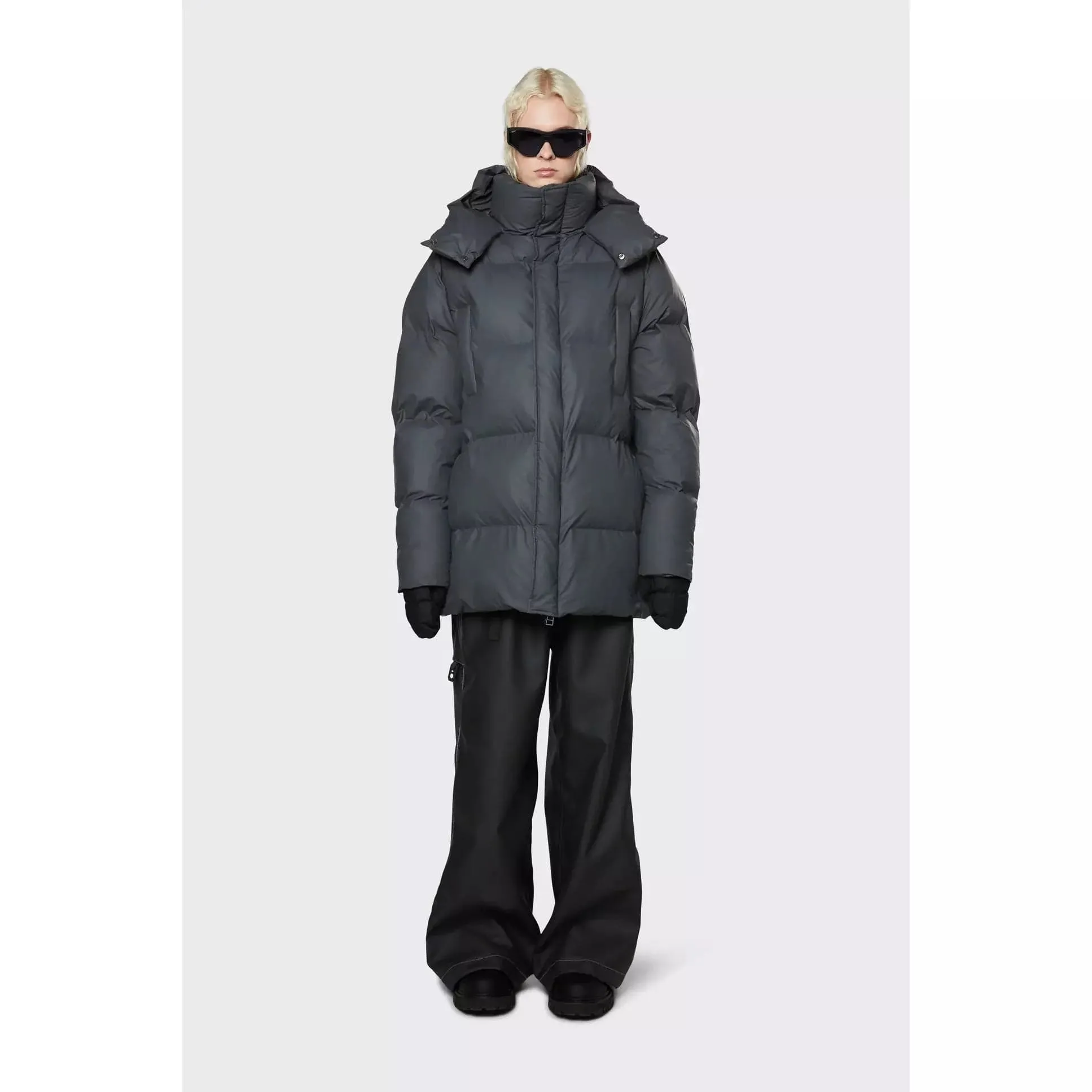 RAINS Boxy Puffer Parka