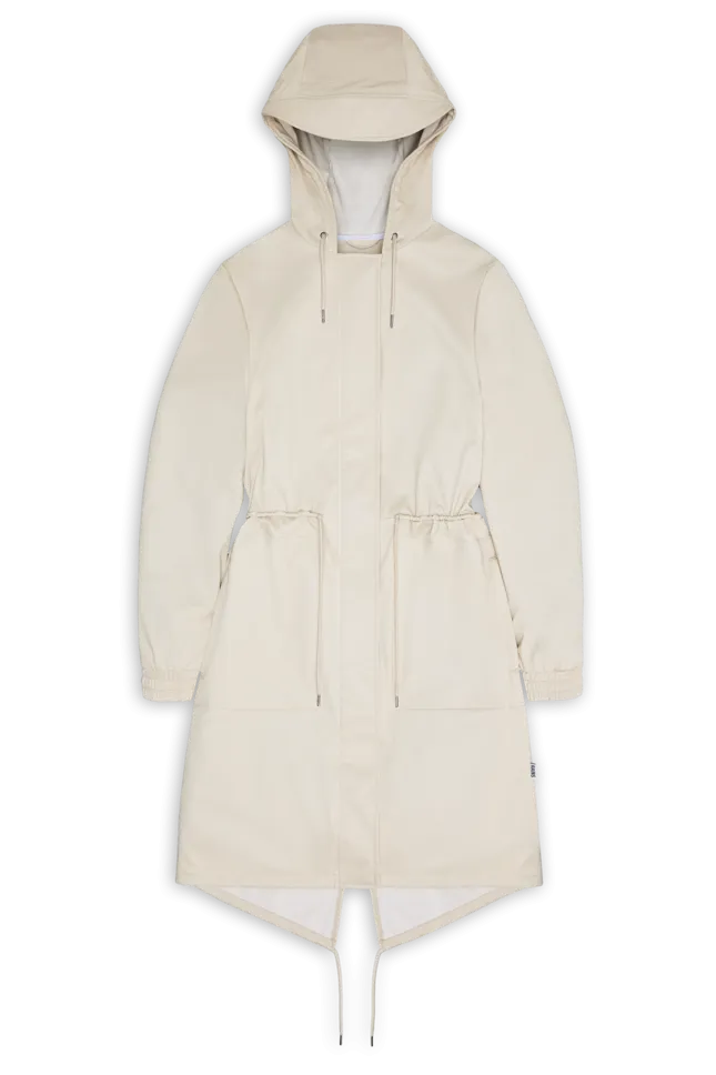 Rains String W Parka - Grain Dune