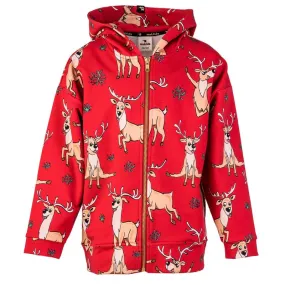 Red Reindeer Hoodie