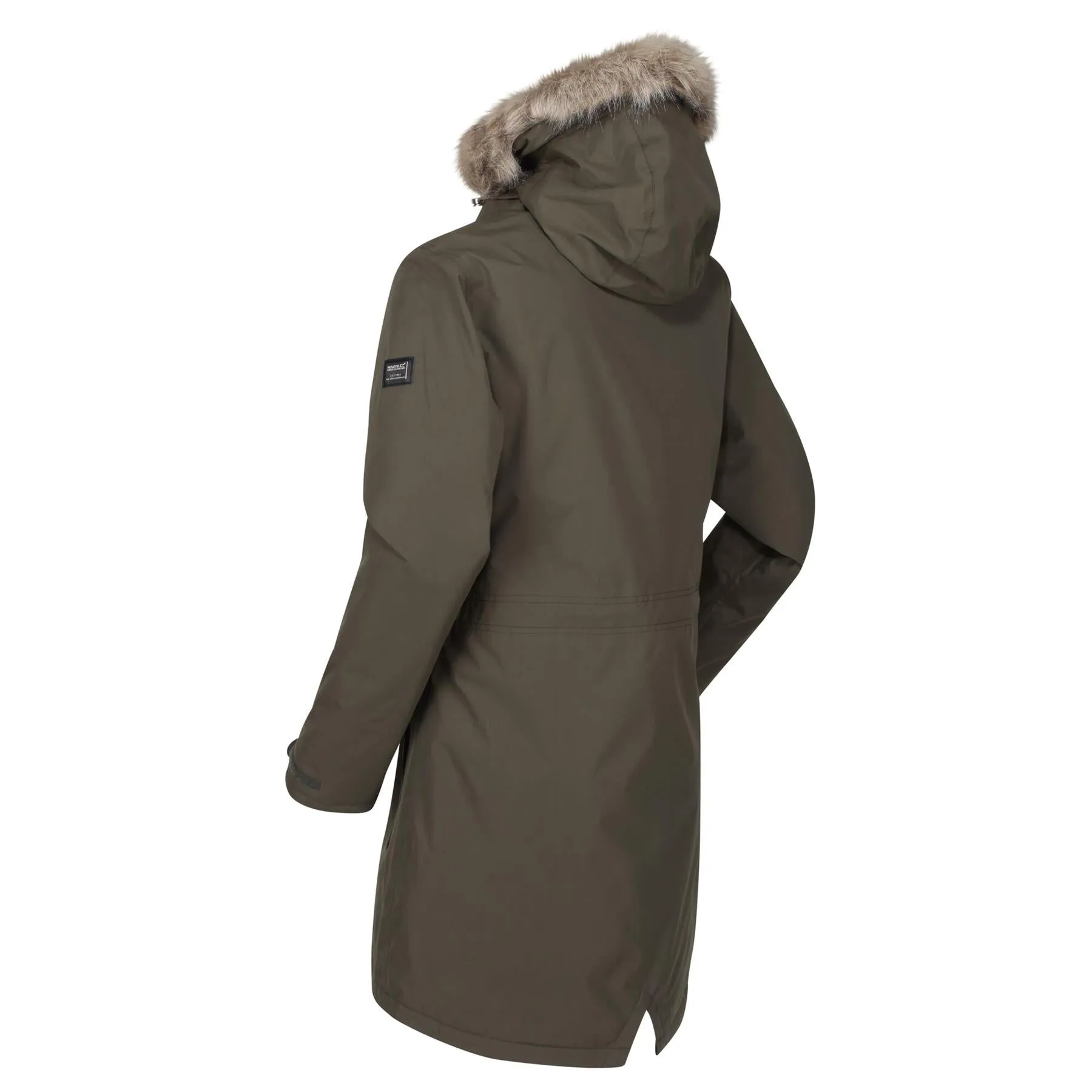 Regatta Womens Serleena II Waterproof Insulated Fur Trim Hooded Parka Jacket