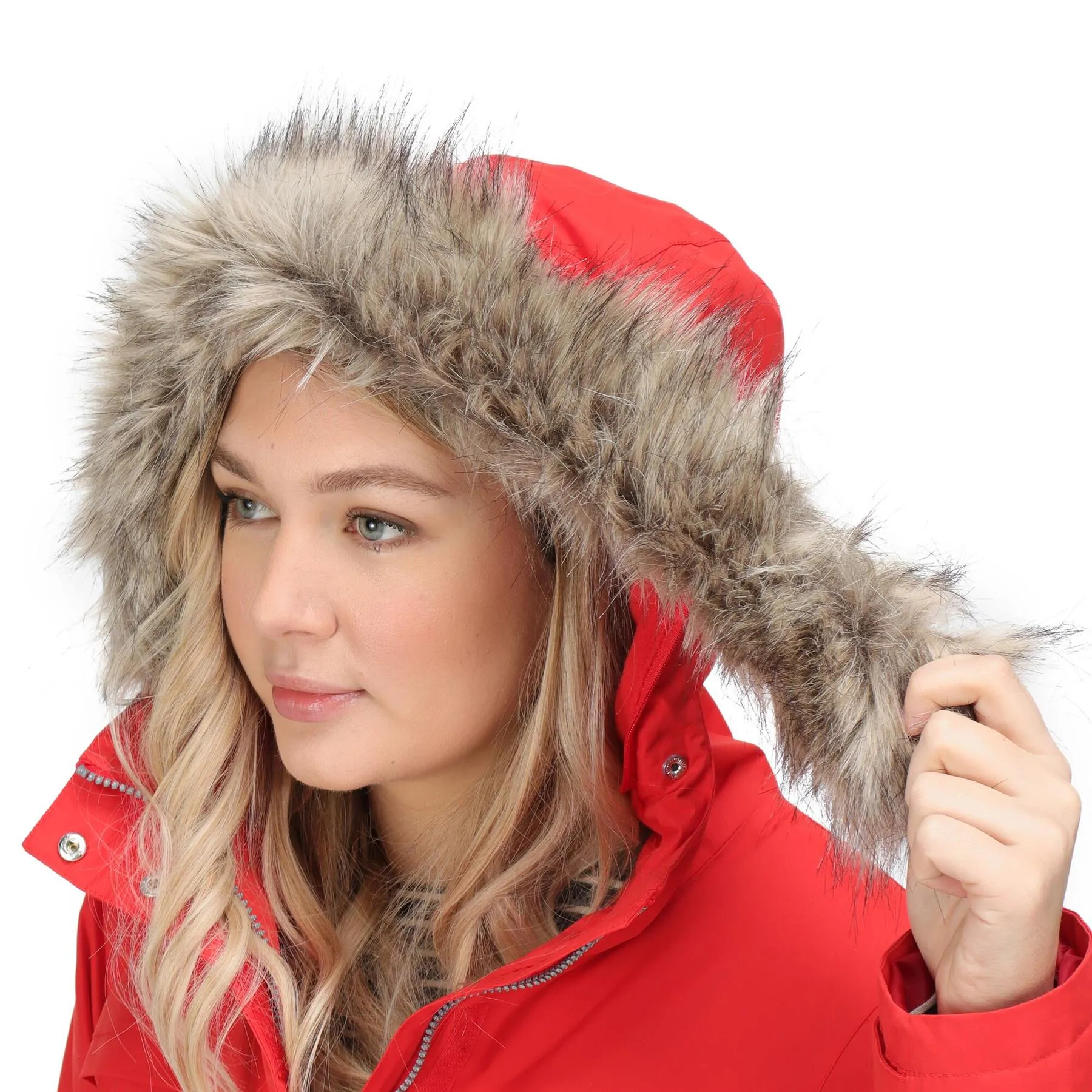 Regatta Womens Serleena II Waterproof Insulated Fur Trim Hooded Parka Jacket