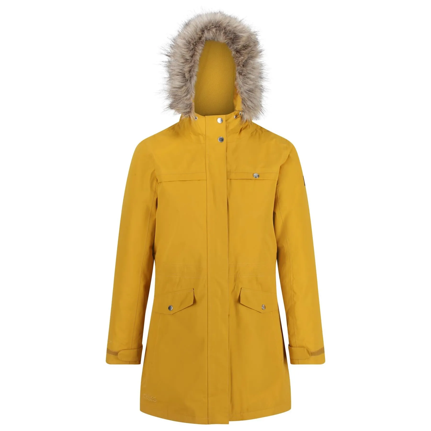 Regatta Womens Serleena II Waterproof Insulated Fur Trim Hooded Parka Jacket