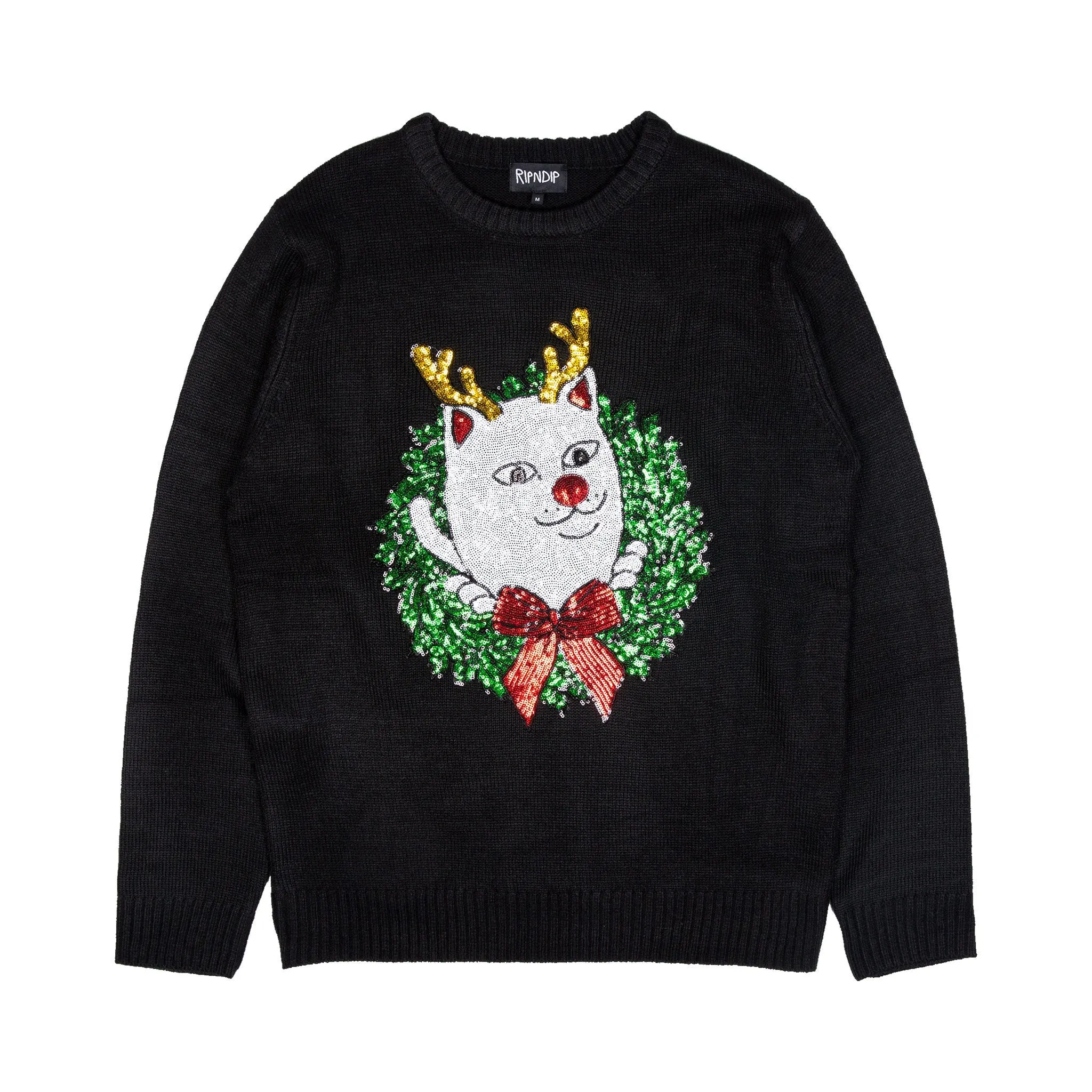 Reindeer Nerm Sweater (Black)