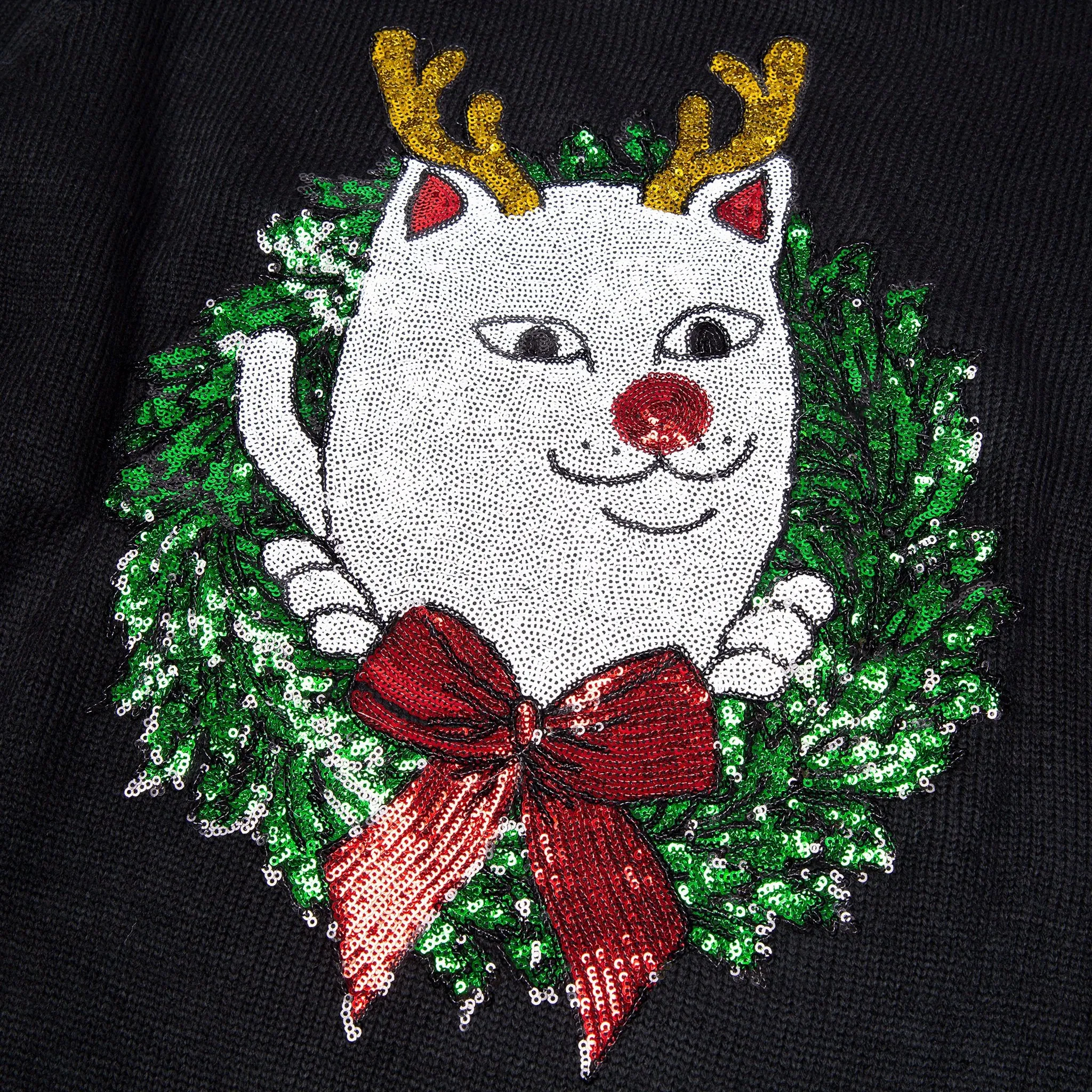 Reindeer Nerm Sweater (Black)