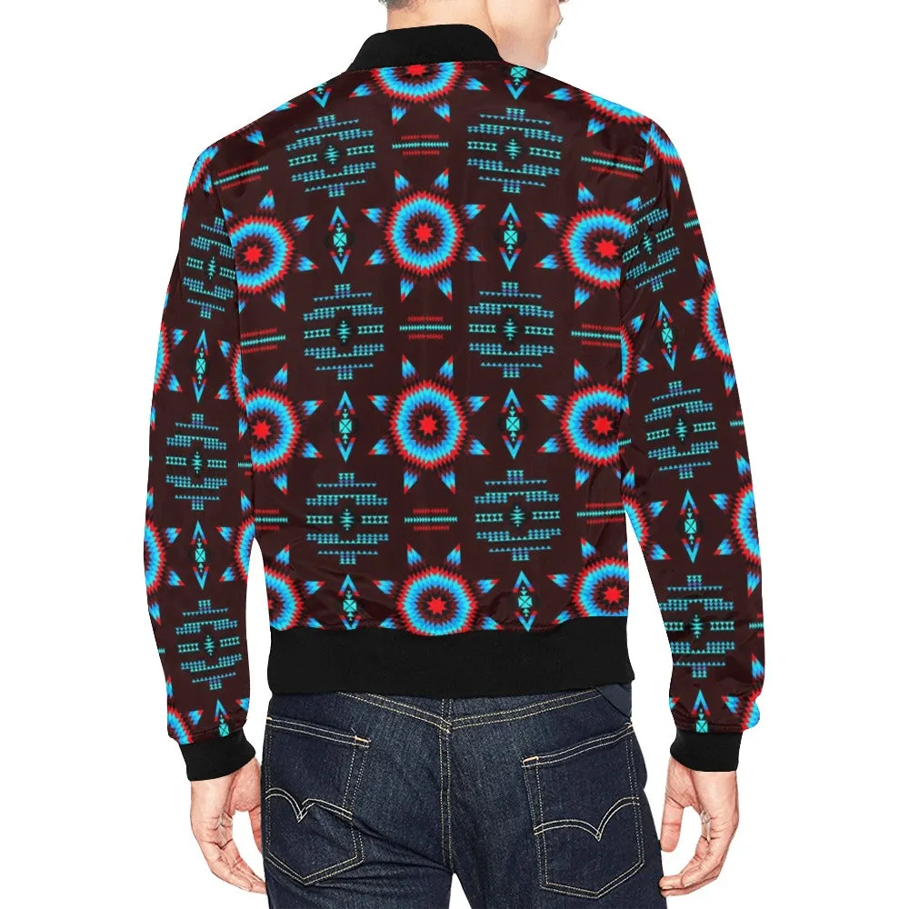 Rising Star Corn Moon Bomber Jacket for Men