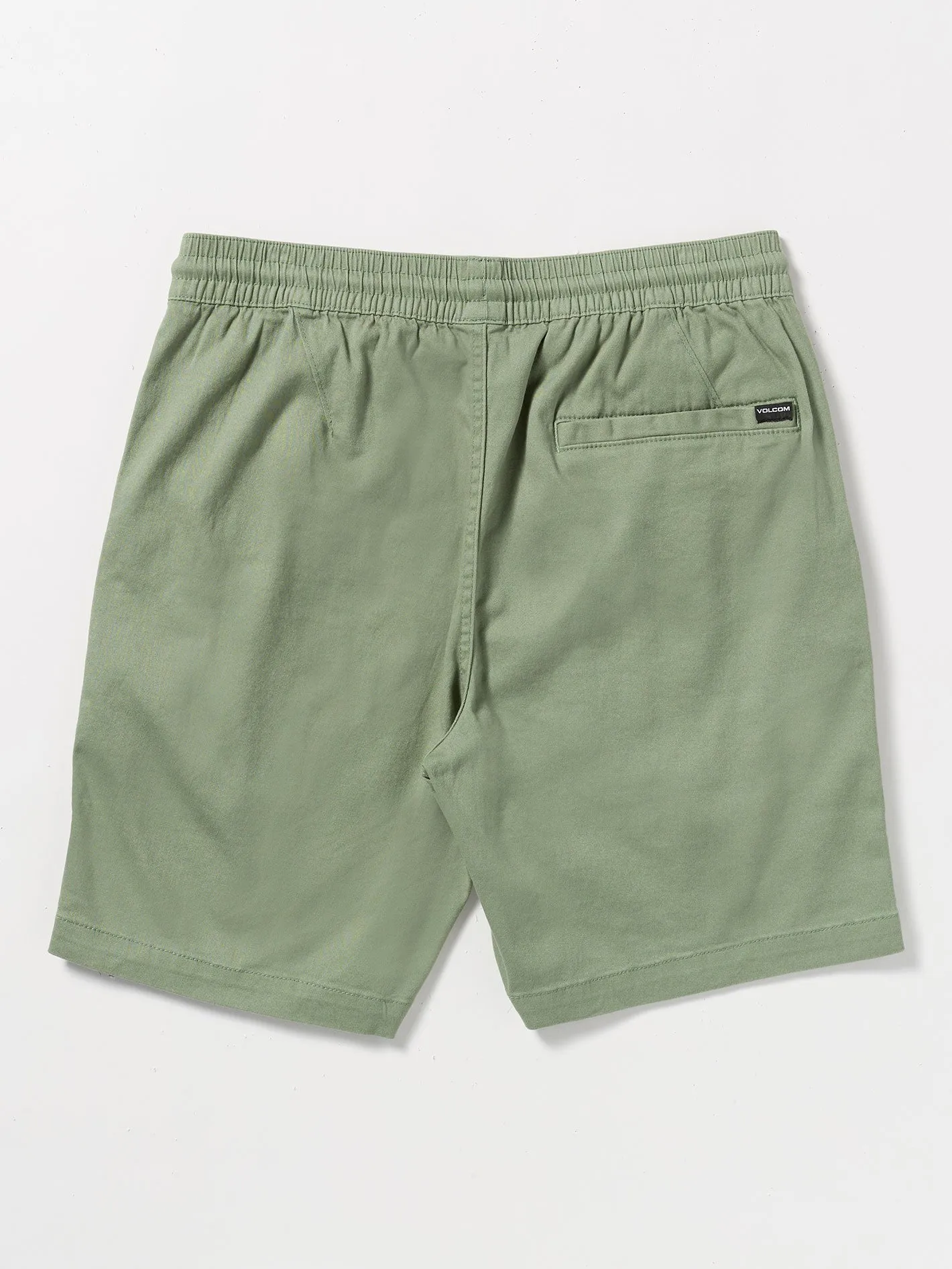 Road Trip Elastic Waist Stretch Short - Cactus Green