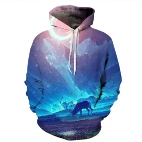 Royal Reindeer Hoodie