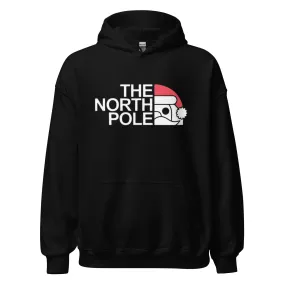 Santa Hoodie The North Pole Midweight Soft Style Pullover