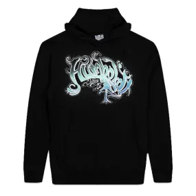 Scrolly Pullover Hoodie Black