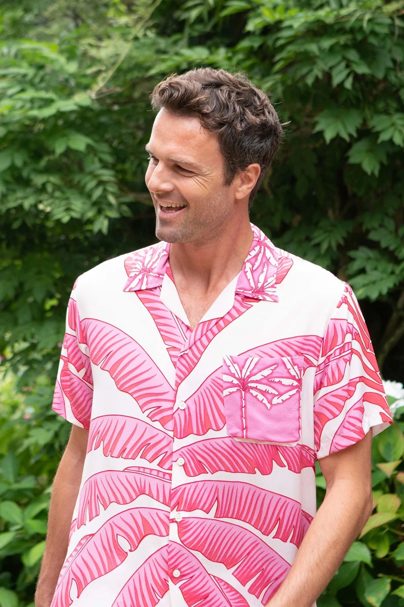 Silk Festival Shirt BANANA TREE