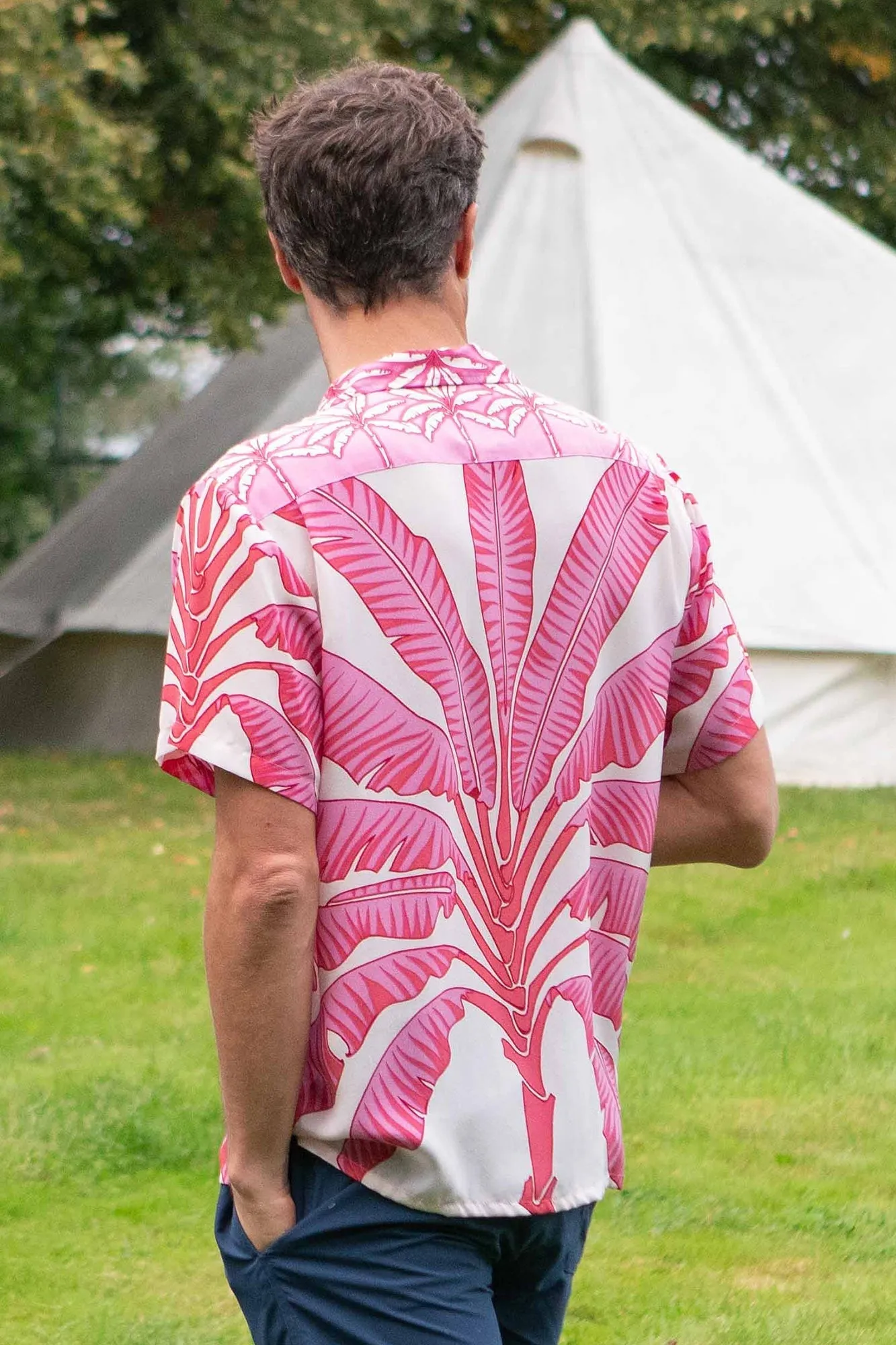 Silk Festival Shirt BANANA TREE