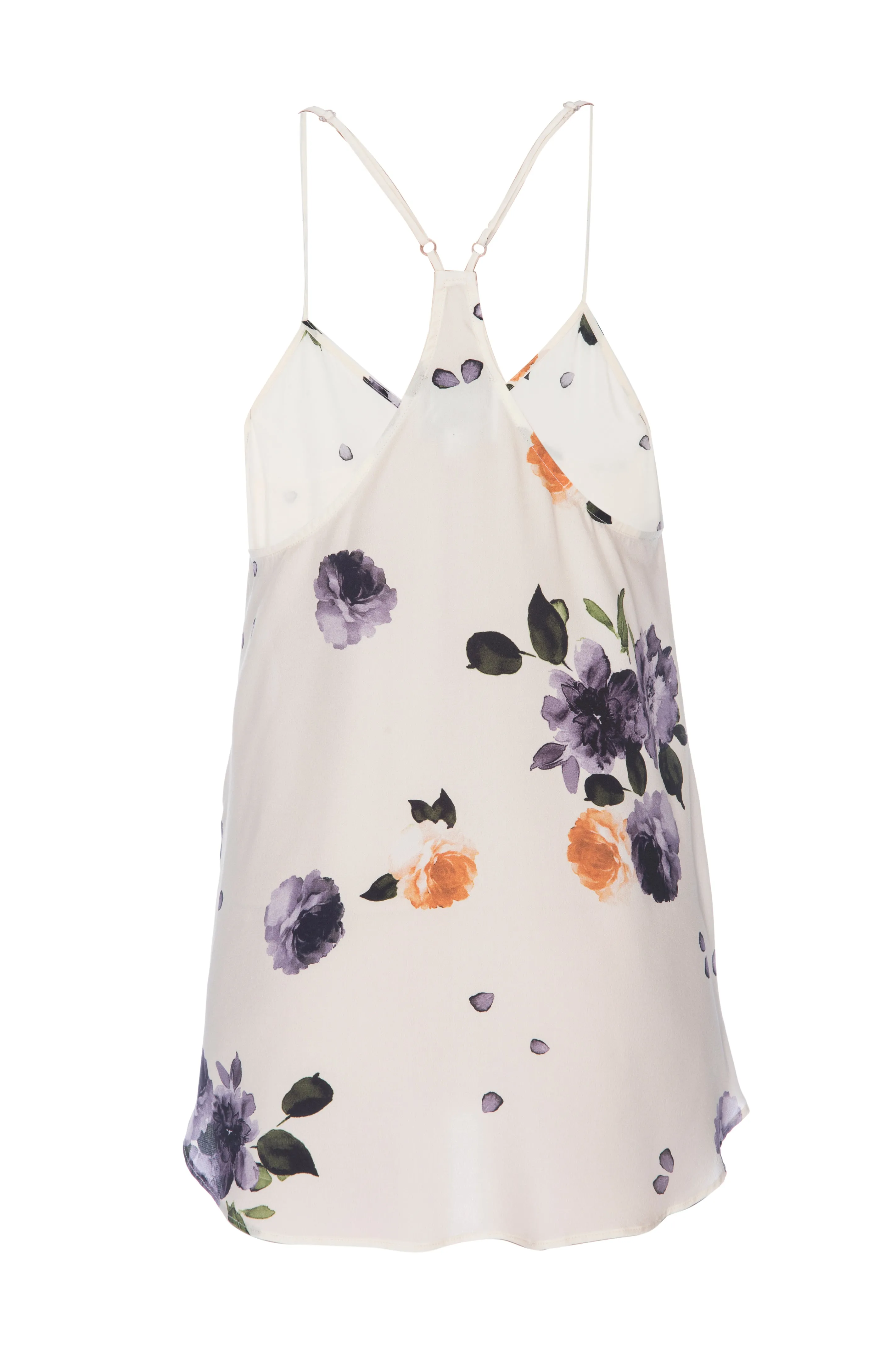 Silk Tank:  Garden Floral Print