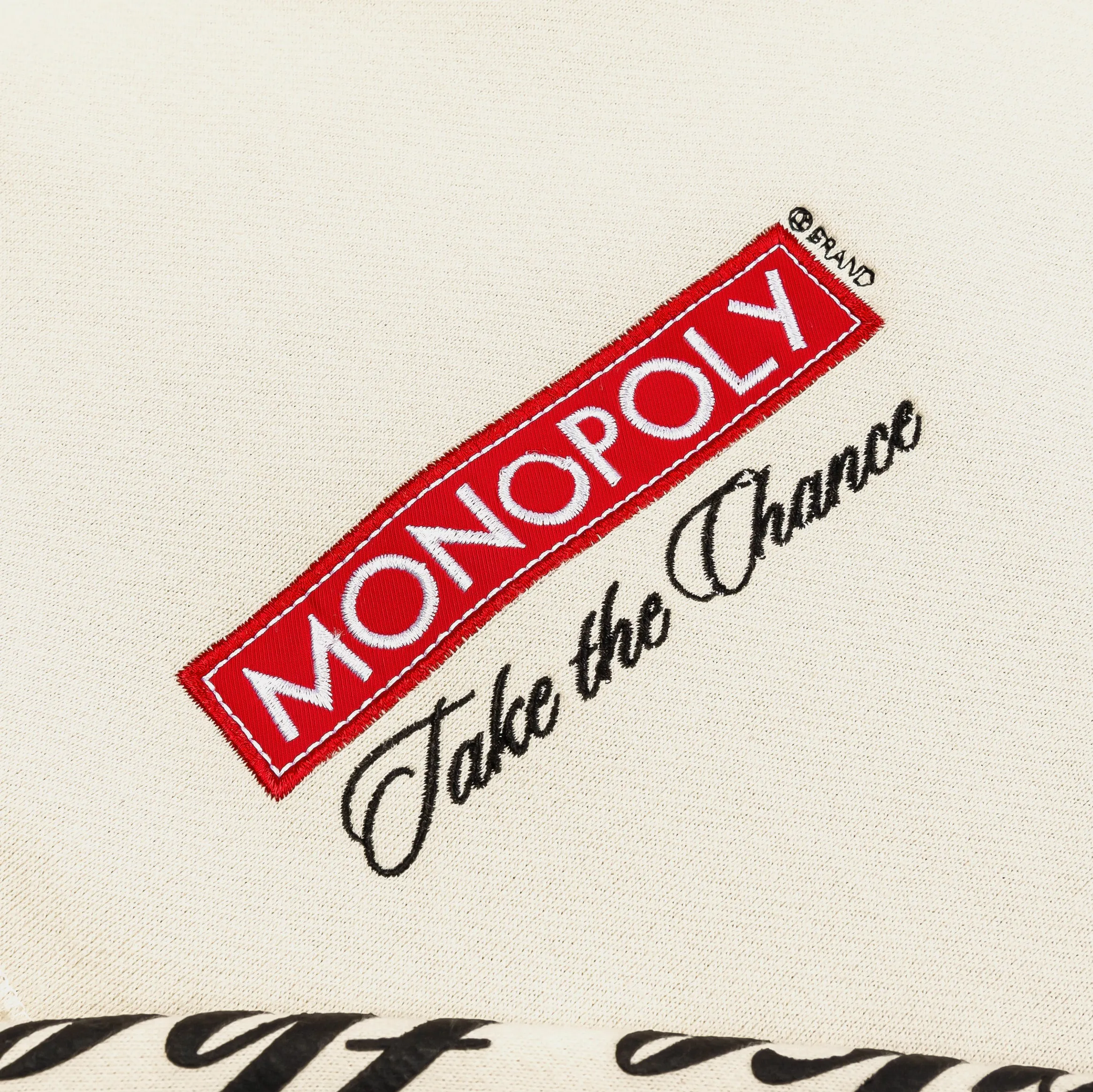 SP x Monopoly Money Pullover Mens Hoodie (Beige/Red)