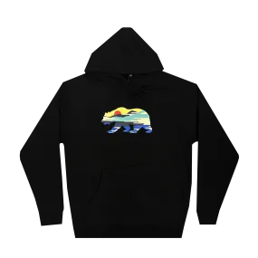 Sunset Bear Hoodie Hoodie