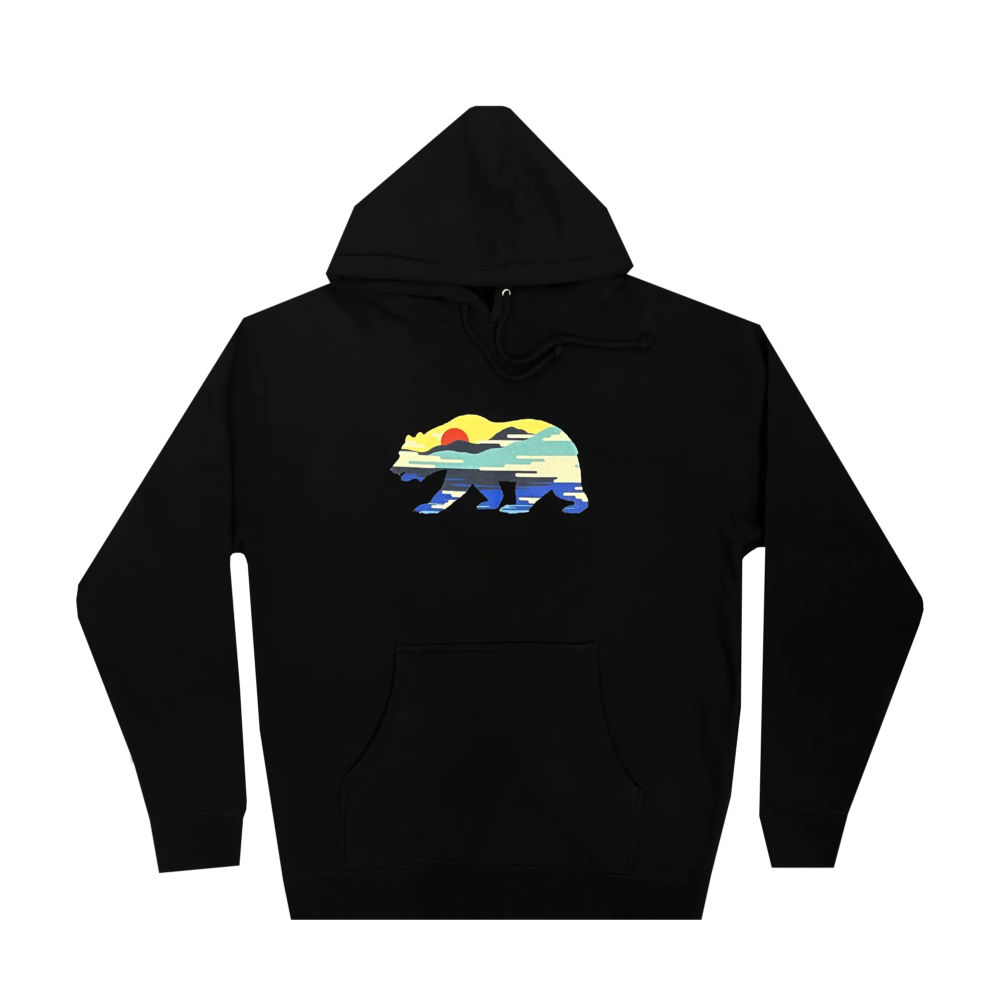 Sunset Bear Hoodie Hoodie