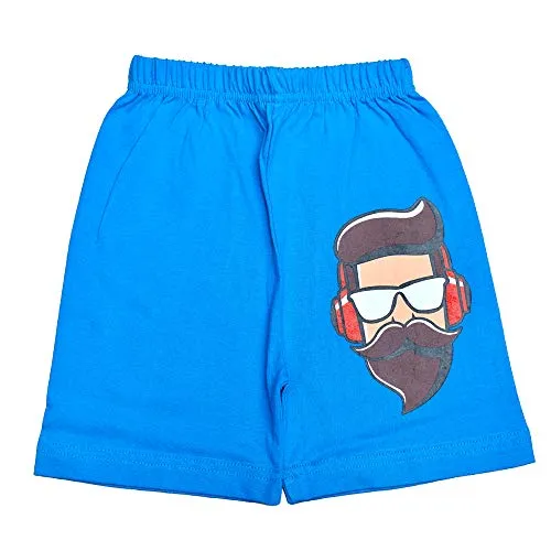 T2F Boy's (BYS-Shorts-S8_Multicolour_2-3 Years)