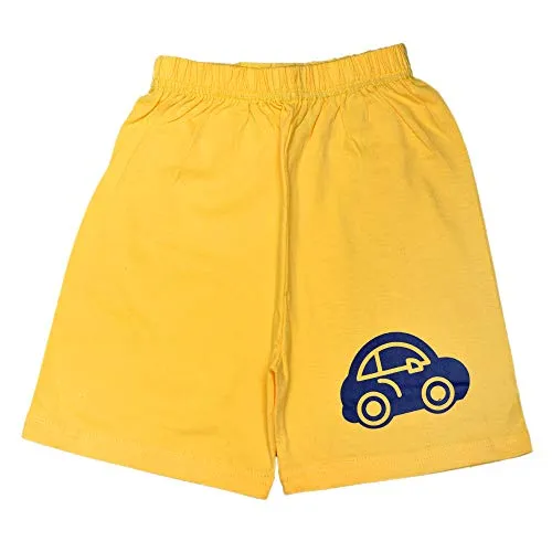 T2F Boy's (BYS-Shorts-S8_Multicolour_2-3 Years)