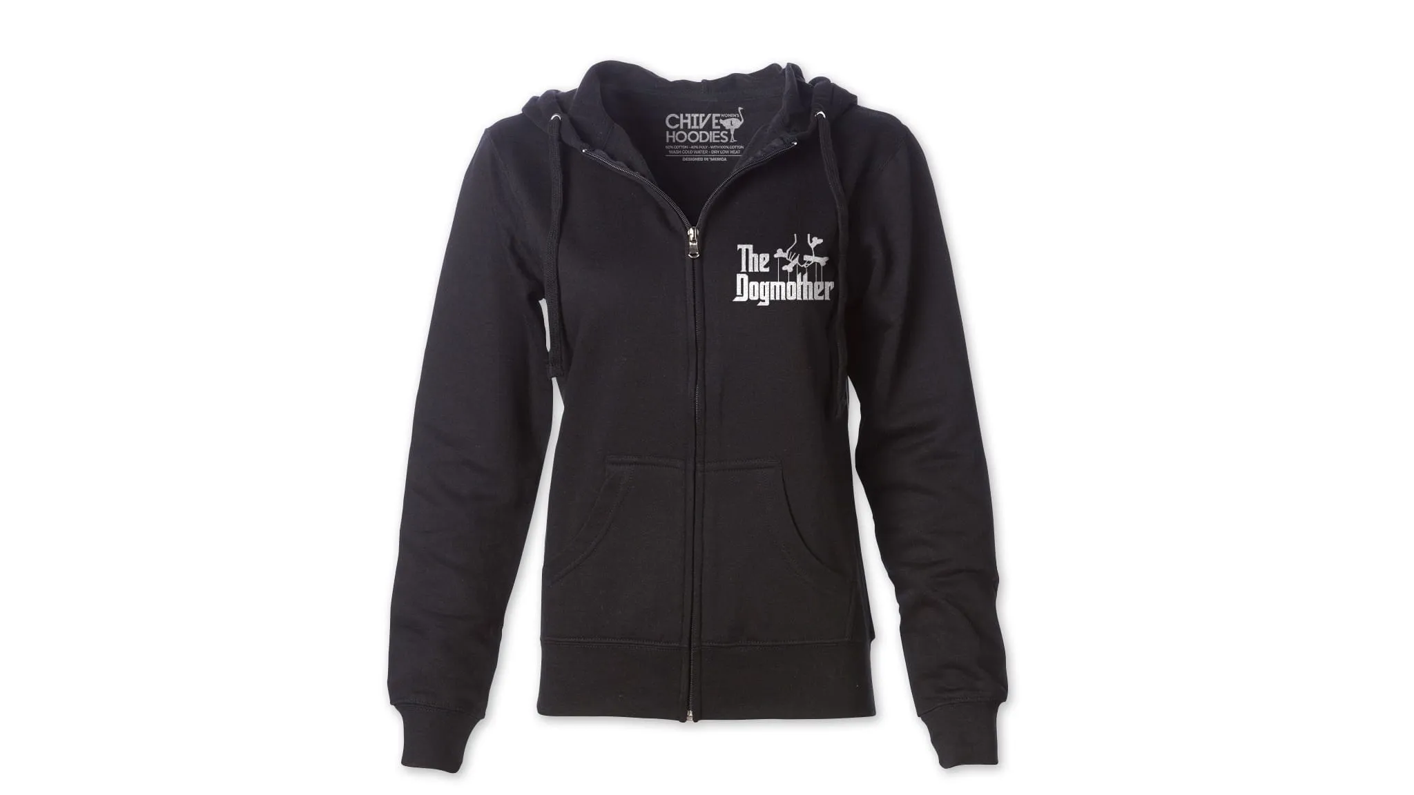 The Dog Mother Lightweight Zip-Up Hoodie